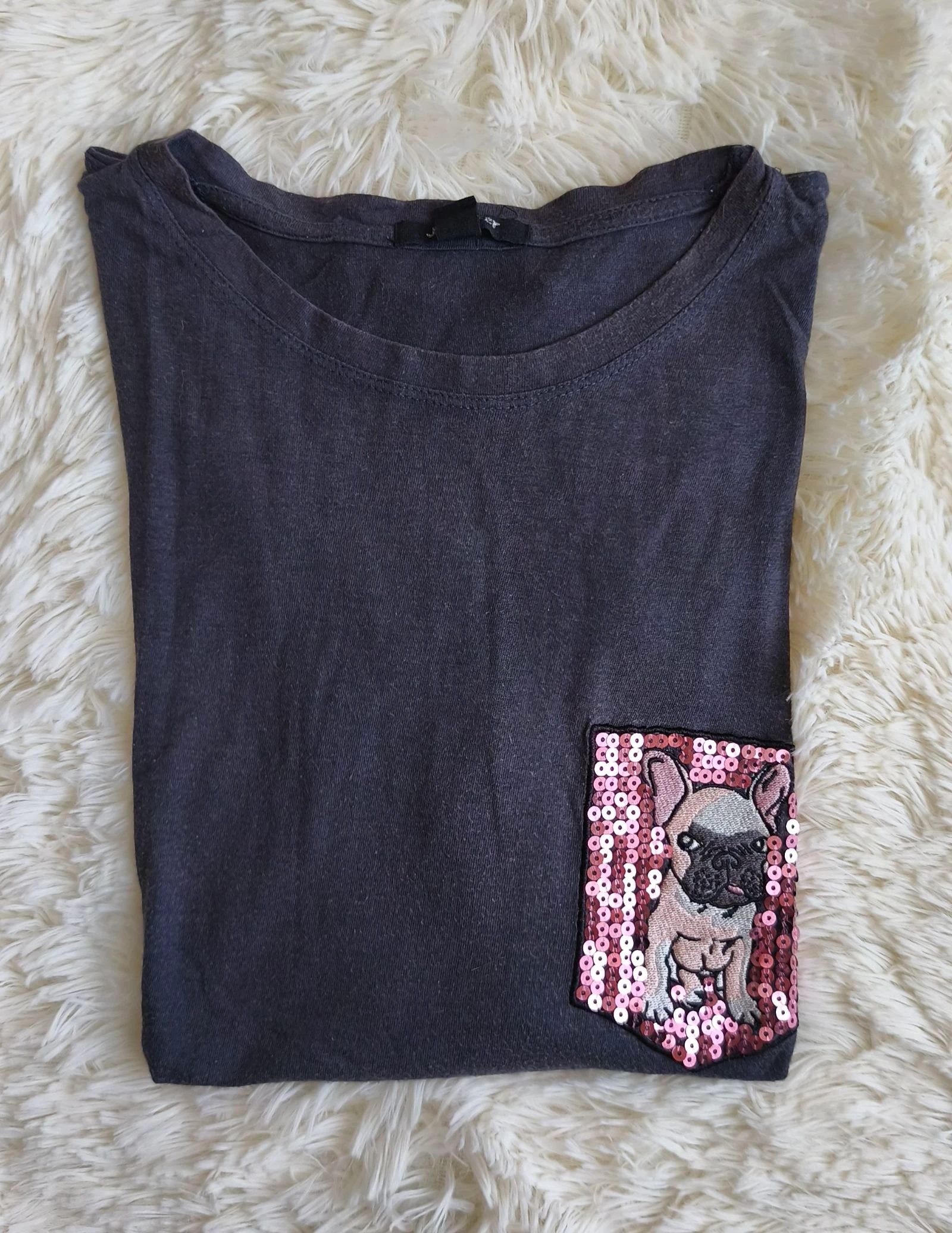 🩶 tee-shirt manches courtes fantaisie femme T38 🩶 – photo 3